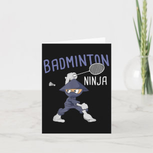 Badminton Ninja Kinder Shuttle Boy Badminton Kaart