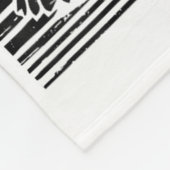 Badminton Ninja Shuttle  Fleece Deken (Hoek)