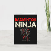 Badminton Ninja Shuttle Kaart (Voorkant)