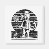 Badminton Ninja Shuttle Magneet (Voorkant)