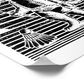 Badminton Ninja Shuttle  Poster (Hoek)