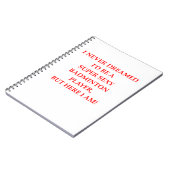 badminton notitieboek (Linkerzijde)