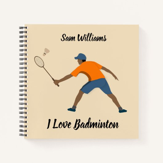 Badminton Notitieboek (Voorkant)