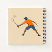 Badminton Notitieboek (Achterkant)