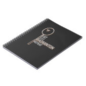 Badminton Notitieboek (Linkerzijde)
