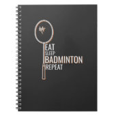Badminton Notitieboek (Voorkant)