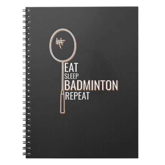 Badminton Notitieboek (Voorkant)