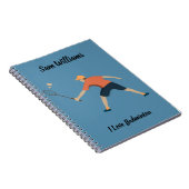 Badminton Notitieboek (Rechterzijde)