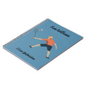 Badminton Notitieboek (Linkerzijde)