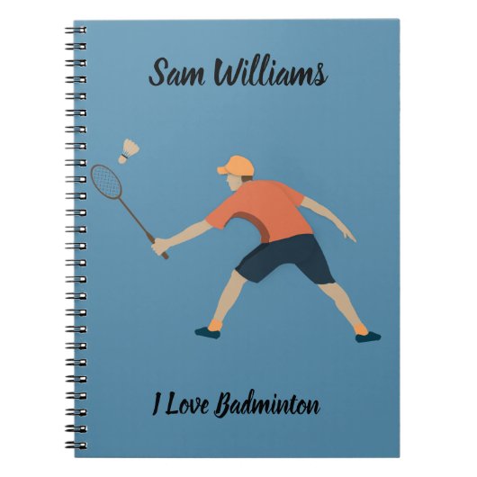 Badminton Notitieboek (Voorkant)