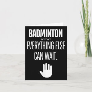 Badminton nu! Al het andere kan wachten op Racket  Kaart