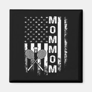 Badminton Oma Amerikaanse Vlag Vintage Kerstmis X Magneet