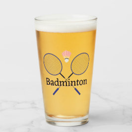 Badminton-ontwerp Glas