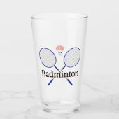 Badminton-ontwerp Glas (Voorkant)