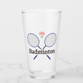 Badminton-ontwerp Glas