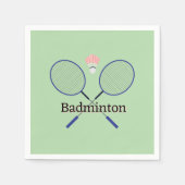 Badminton-ontwerp Servet (Voorkant)