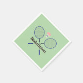 Badminton-ontwerp Servet (Hoek)