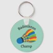 Badminton-ontwerp Sleutelhanger (Voorkant)