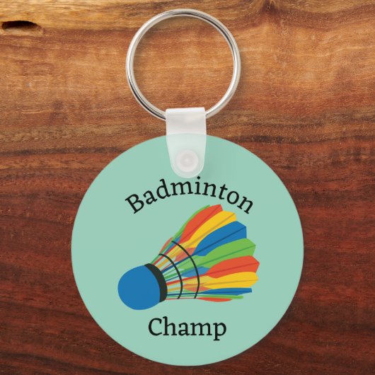 Badminton-ontwerp Sleutelhanger (Voorkant)