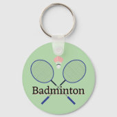 Badminton-ontwerp Sleutelhanger (Voorkant)