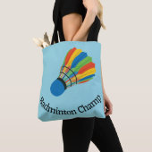 Badminton-ontwerp Tote Bag (Dichtbij)