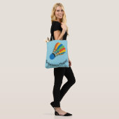 Badminton-ontwerp Tote Bag (Op model)