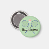 badminton-ontwerpmagneet magneet (Voorkant / Achterkant)