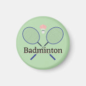 badminton-ontwerpmagneet magneet (Voorkant)