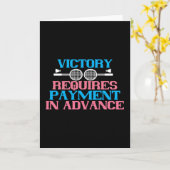 Badminton - Overwinning vereist betaling Kaart (Gele Bloem)