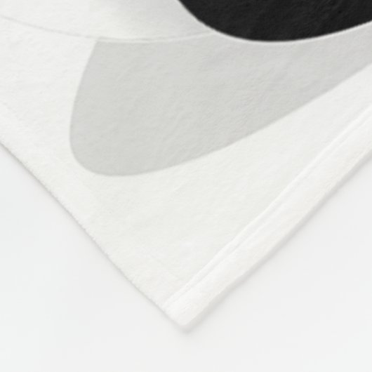 Badminton Panda Getting Sweaty miste Fleece Deken (Hoek)