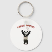 Badminton Panda Power Sleutelhanger (Voorkant)