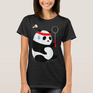 Badminton Panda Zweterig Gemist  T-shirt