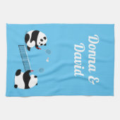 Badminton Pandas Sports Towel Theedoek (Horizontaal)