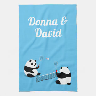 Badminton Pandas Sports Towel Theedoek