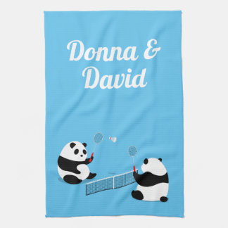 Badminton Pandas Sports Towel Theedoek