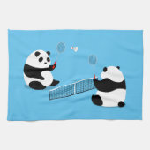 Badminton Pandas Sports Towel Theedoek (Horizontaal)