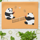 Badminton Pandas Sports Towel Theedoek (Gevouwen)