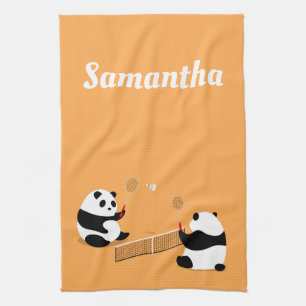 Badminton Pandas Sports Towel Theedoek