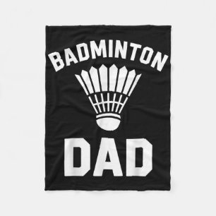 Badminton Papa Shuttle Grappige Badminton Fleece Deken