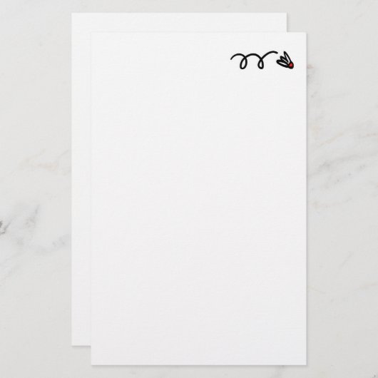 Badminton papier voor schrijfpapier, enz. (Voorkant / Achterkant)