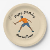 Badminton Papieren Bordje (Voorkant)