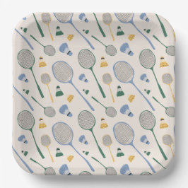 Badminton Papieren Bordje