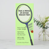 Badminton Party / Picknick Kaart (Staand voorkant)