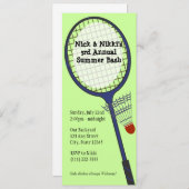 Badminton Party / Picknick Kaart (Voorkant / Achterkant)