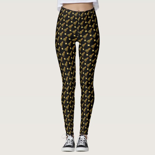 Badminton Pattern - Badminton Leggings - Shuttle (Voorkant)