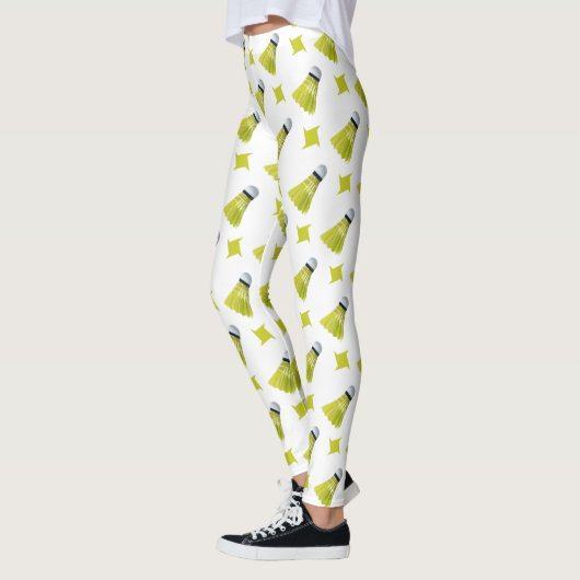 Badminton Pattern - Badminton Leggings - Shuttle (Links)