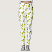 Badminton Pattern - Badminton Leggings - Shuttle (Voorkant)