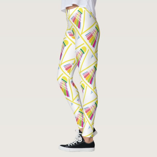 Badminton Pattern - Leggings voor de zomer - Shutt (Links)