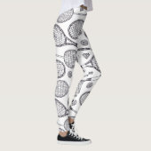Badminton Pattern - Tennis Leggings - Squash (Rechts)