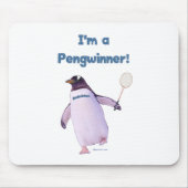 Badminton Penguin Muismat (Voorkant)